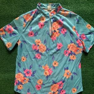 Vintage Retro Floral Top